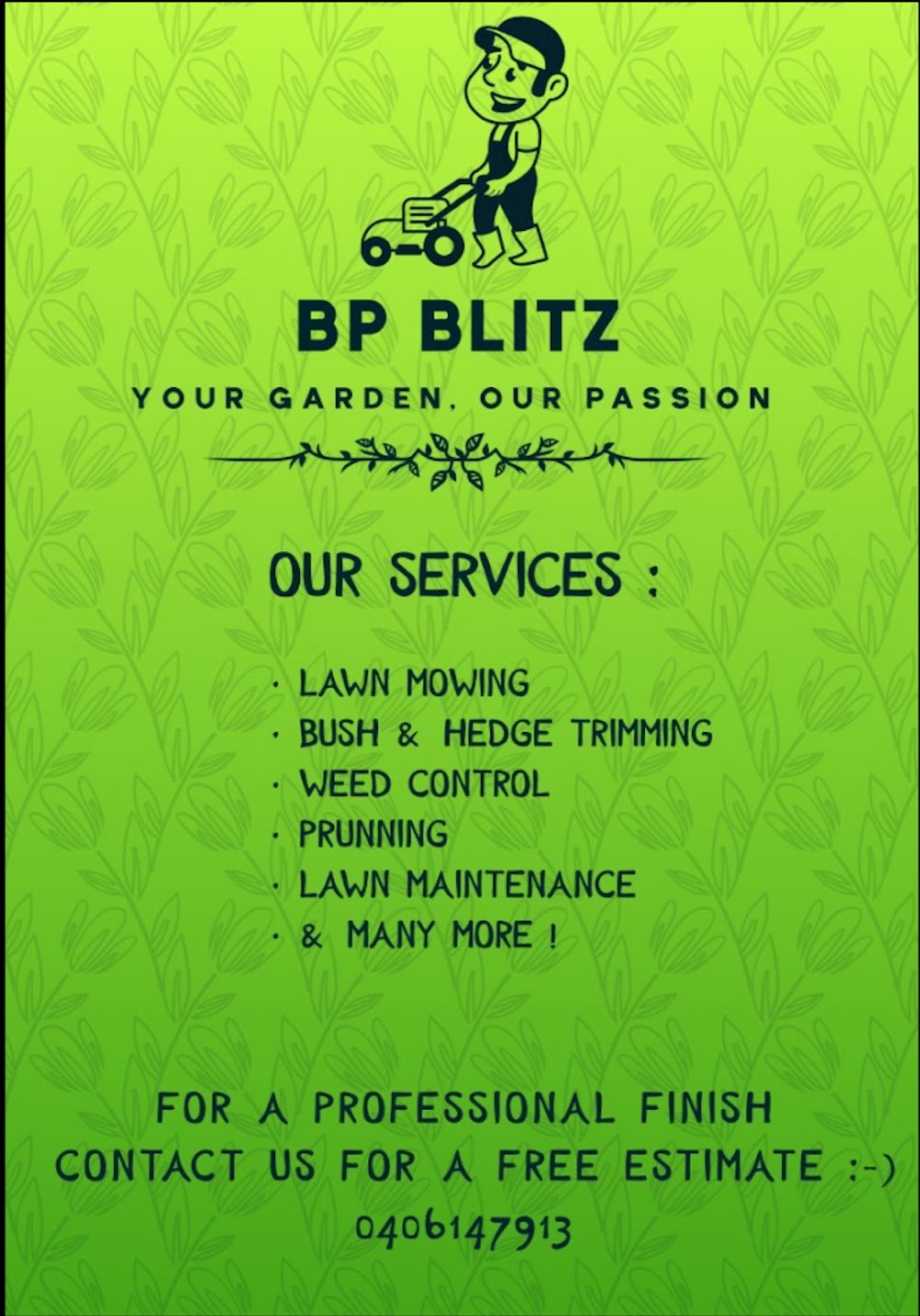 BP Blitz Garden Maintenance Services